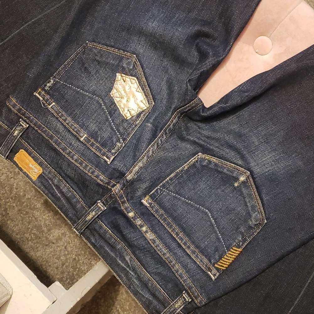 Paige Low Rise Flare Jeans, 25
